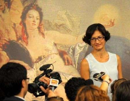 Mariastella Gelmini acconciatura caschetto