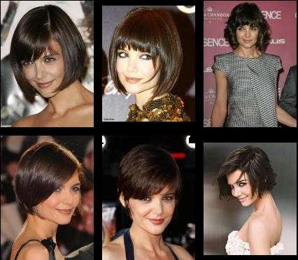 Katie Holmes acconciature