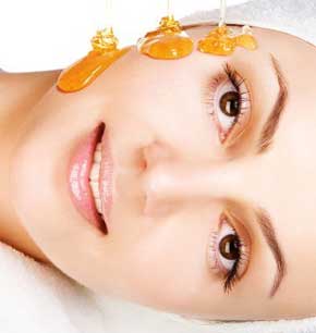 maschera viso miele