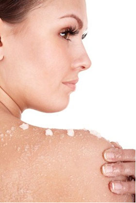 problemi pelle scrub sale nutriente