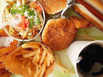 fast food cibo