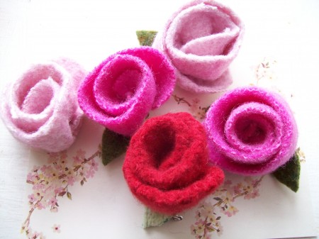 lana cotta fai da te rose