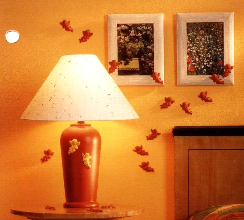 Angioletti gesso decorativi fai da te