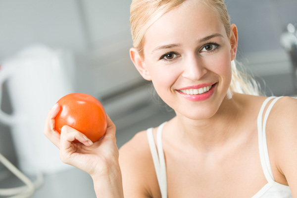 Pelle bellissima pomodoro