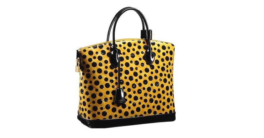 Monogram Vernis Dots Infinity Lockit MM Yellow
