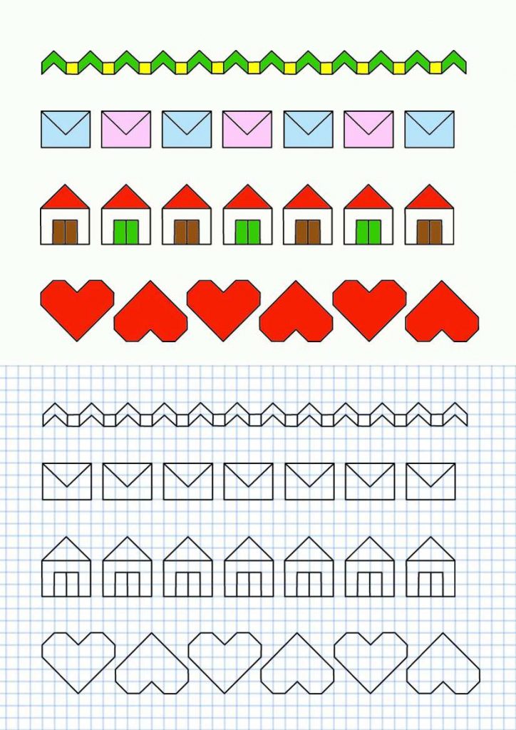 Cornicette per bambini a quadretti da colorare e stampare [FOTO ...