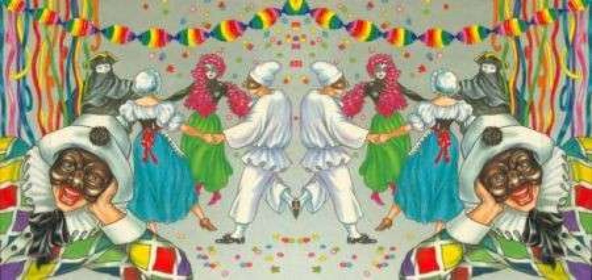 Carnevale Le Maschere Tradizionali Da Stampare E Colorare Foto