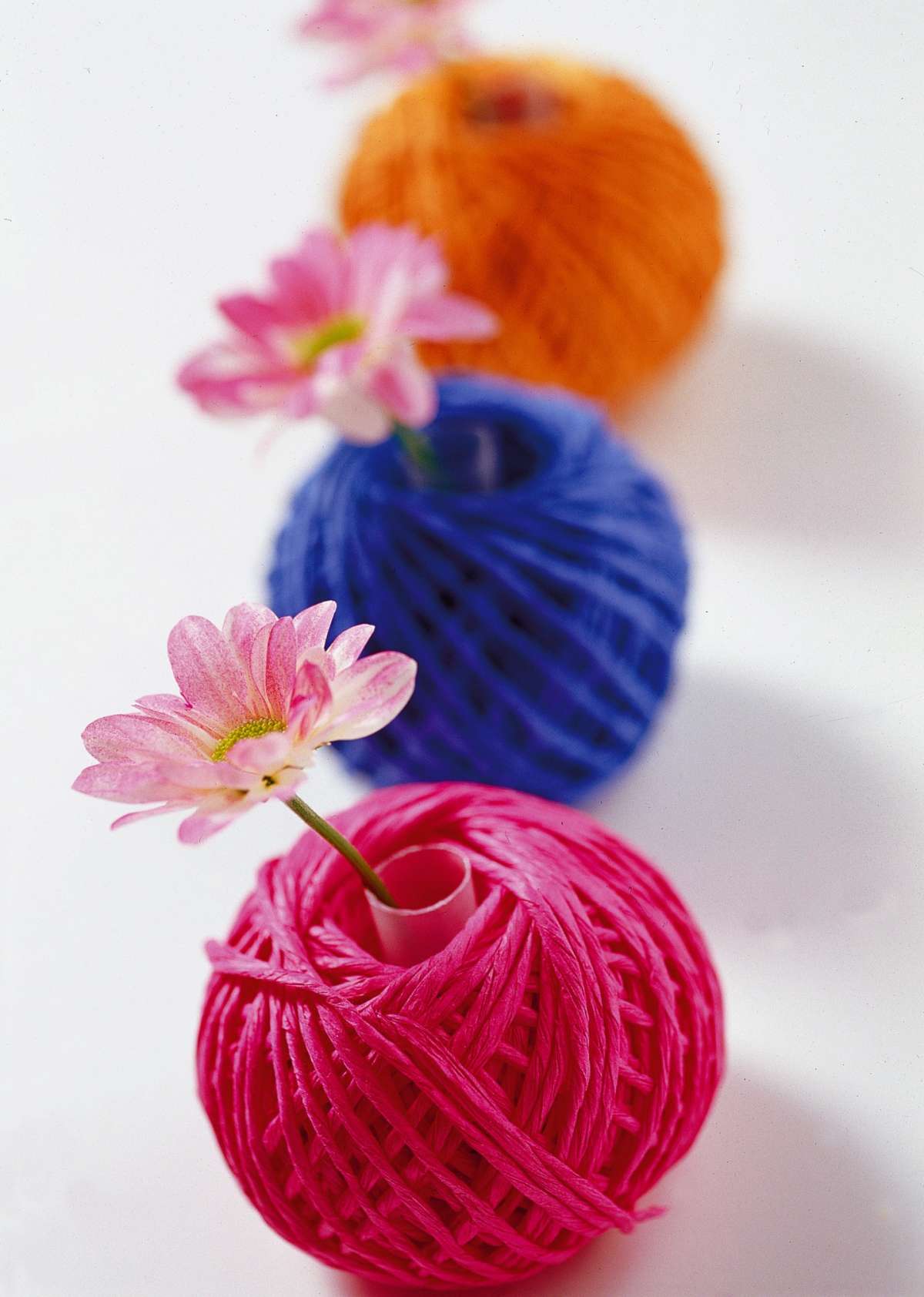 Gomitoli porta fiori