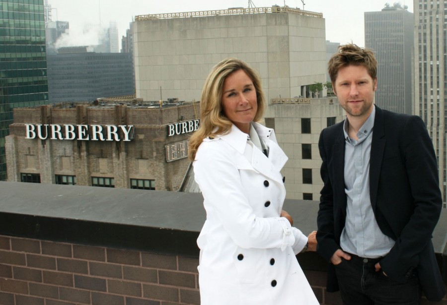 angela ahrendts and christopher bailey burberry