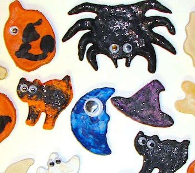 Creazioni in pasta di sale e glitter