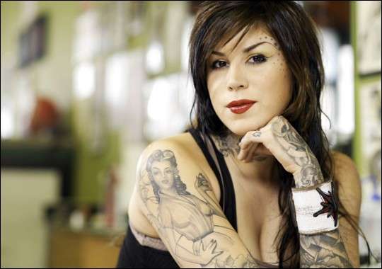 Il pin up tattoo di Kat Von D