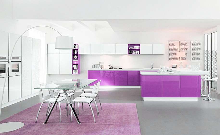 Radiant Orchid il colore del 2014 per la cucina