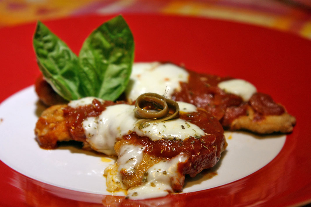 petto di pollo alla pizza