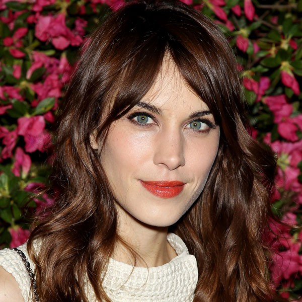 alexa chung dark brown hair