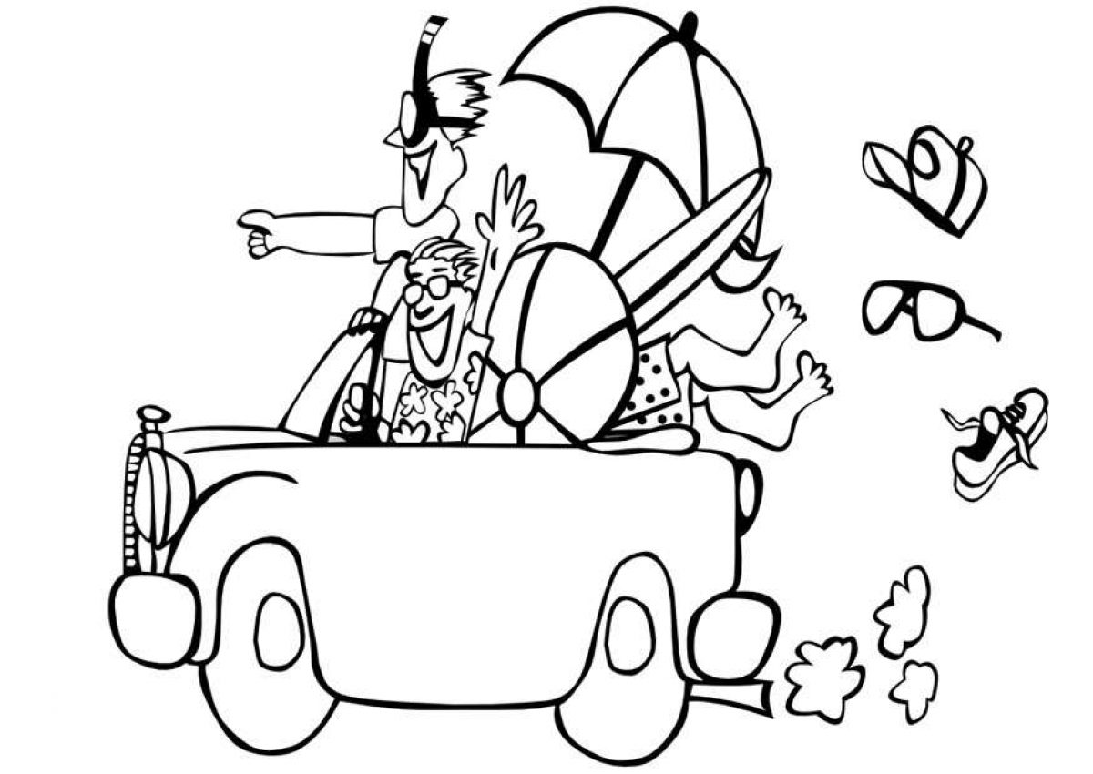 Disegni Sull Estate Per Bambini Da Stampare E Colorare Foto