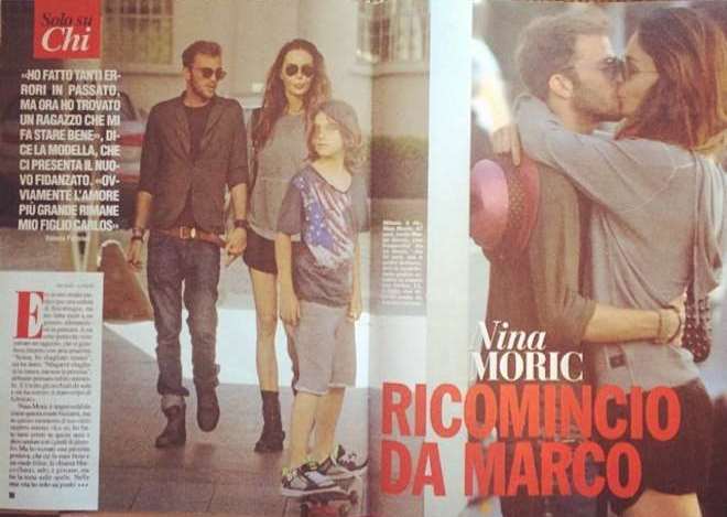 Nina Moric e Marco Serici insieme