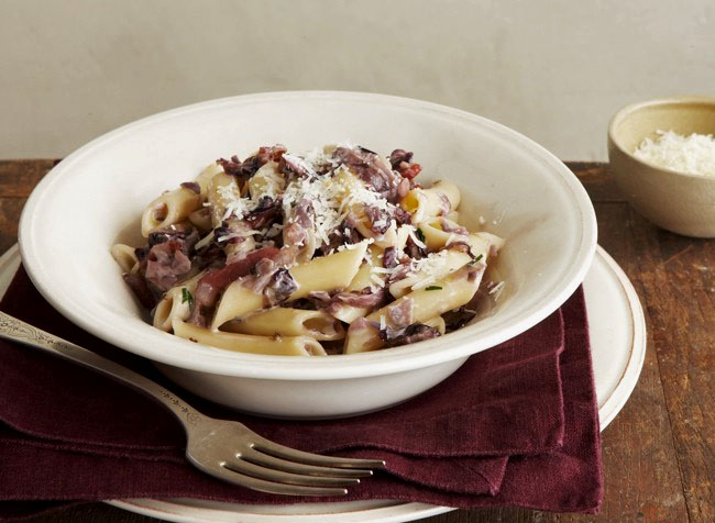 penne al radicchio