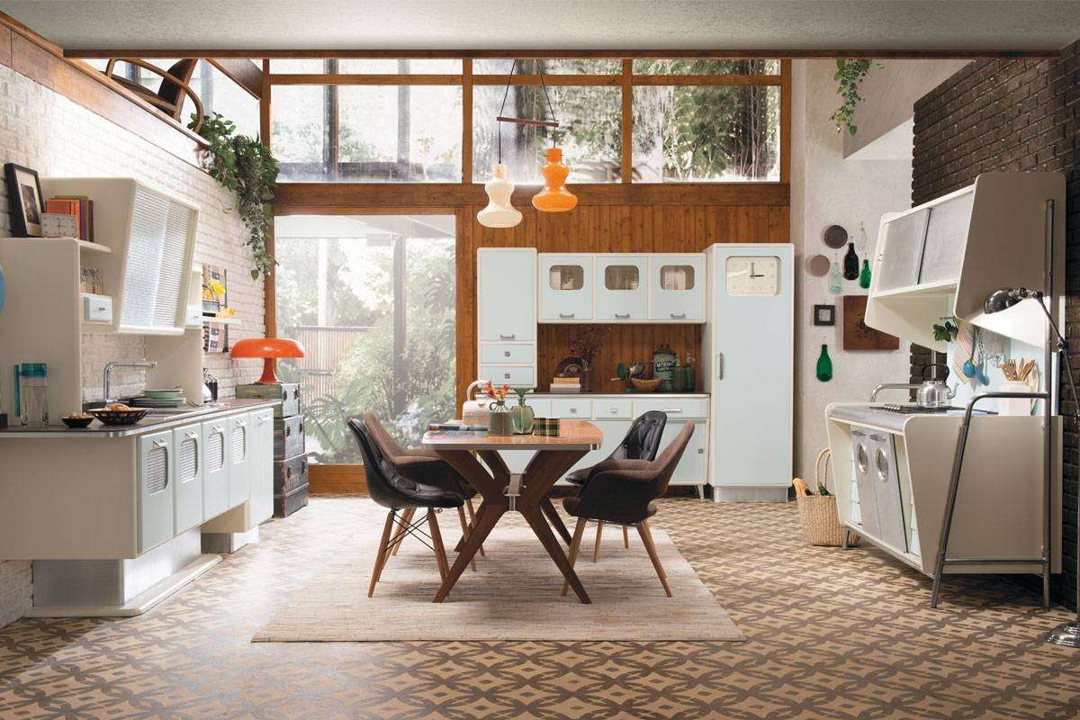 Cucina in stile vintage chic