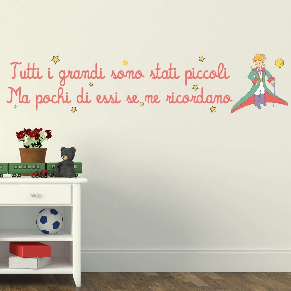 Frase celebre sulle pareti