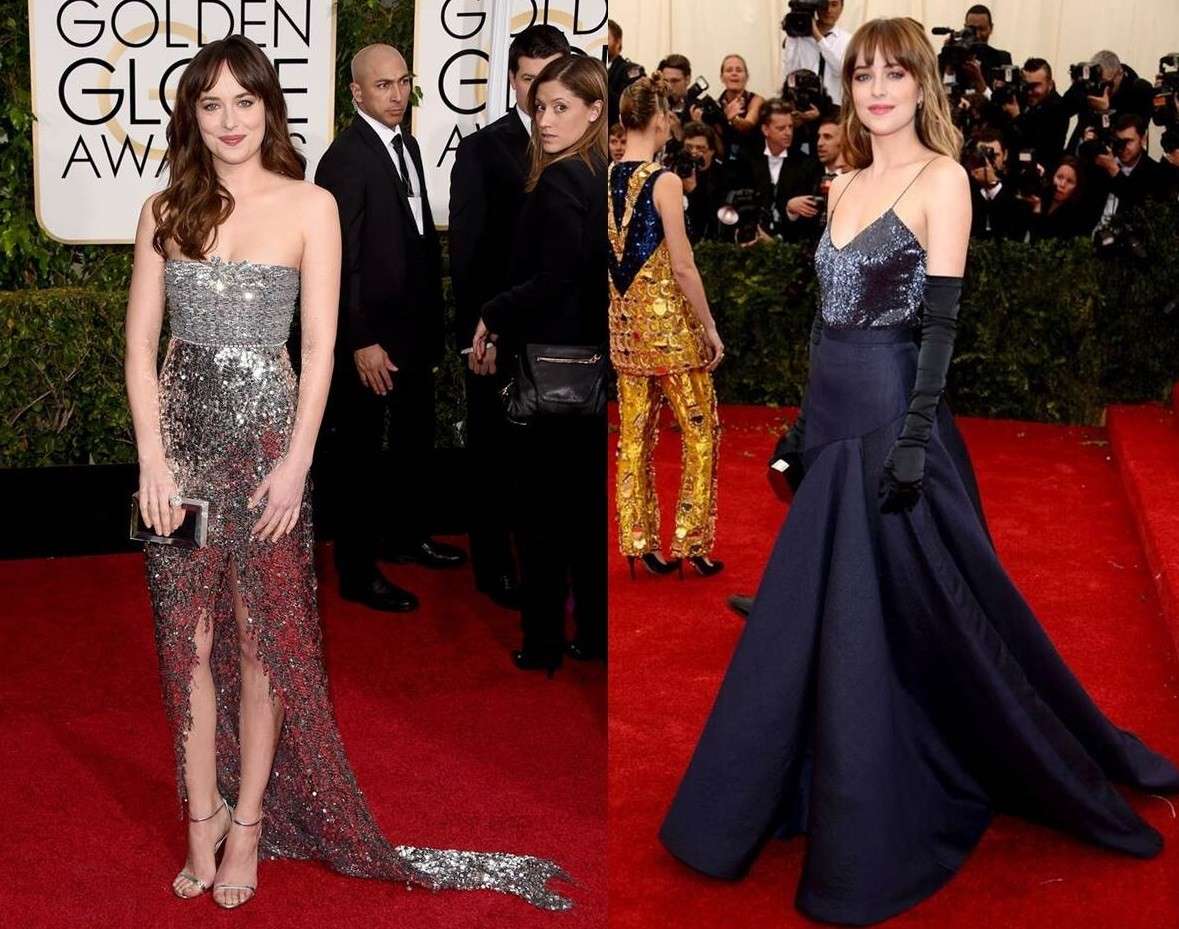 Dakota Johnson sui red carpet