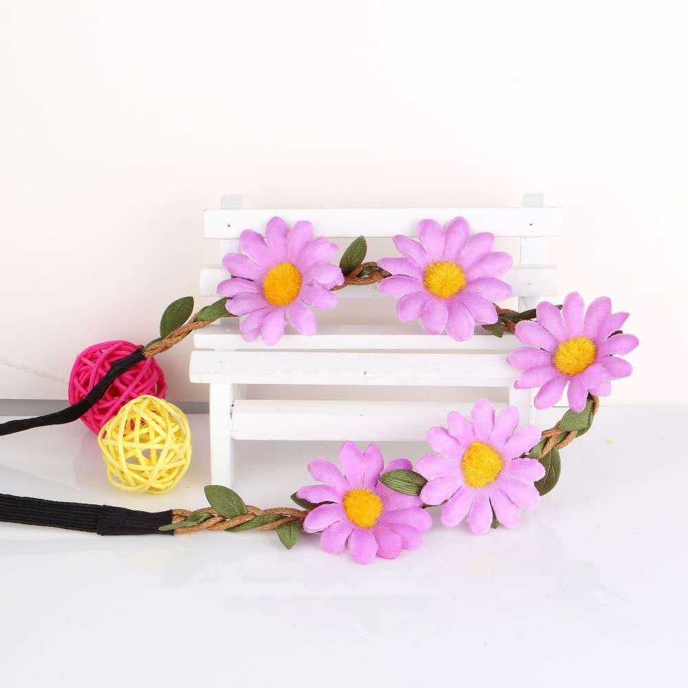 Ghirlanda con fiori rosa
