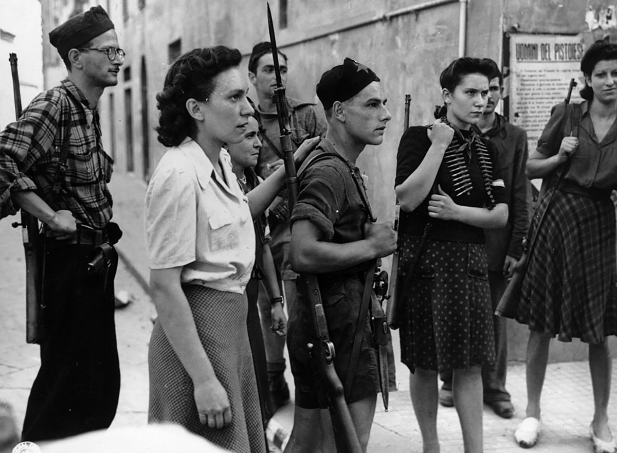 Donne partigiane durante la seconda guerra mondialele