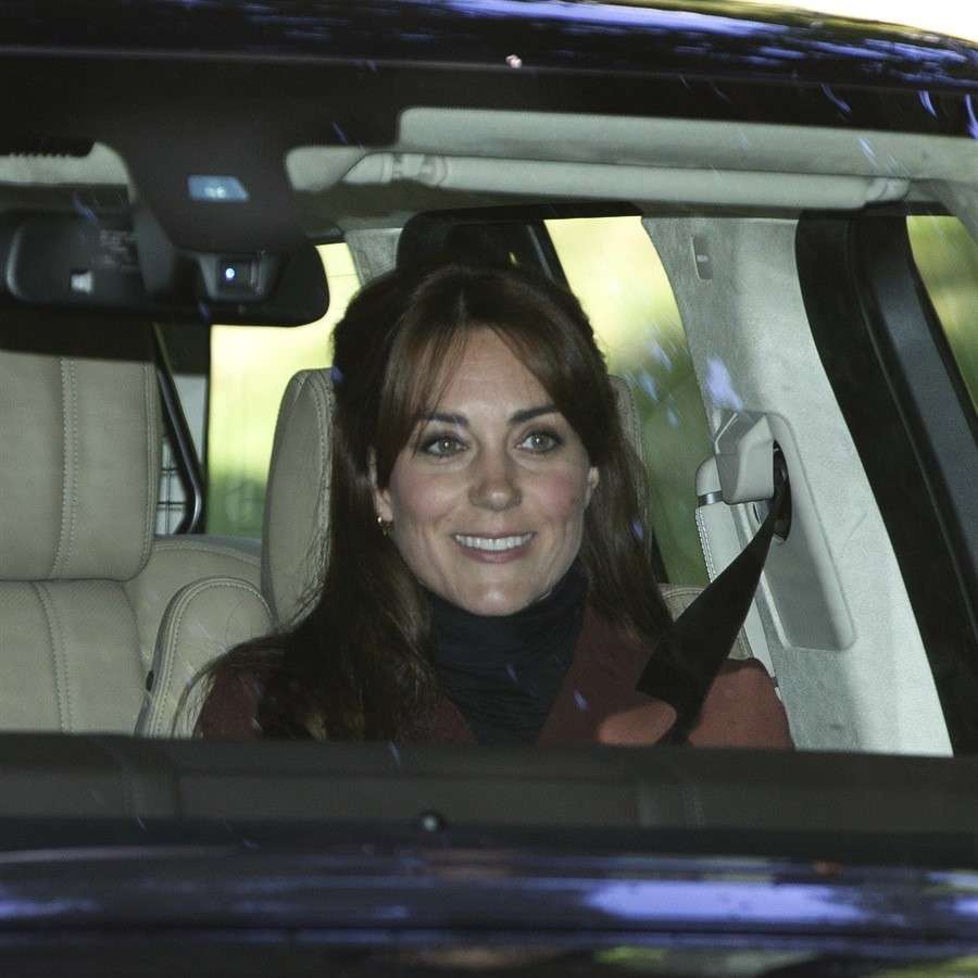 Kate Middleton con il suo nuovo look con frangia
