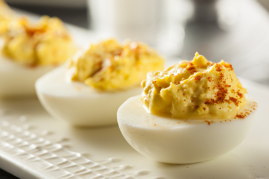 Healthy Deviled Eggs As An Appetizer