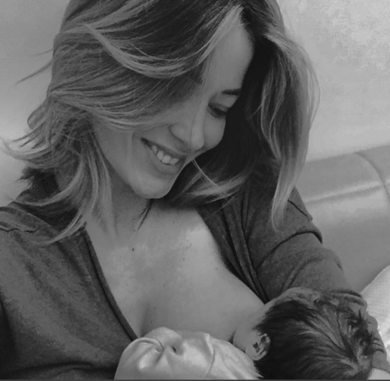 Elena Santarelli mamma bis di Greta