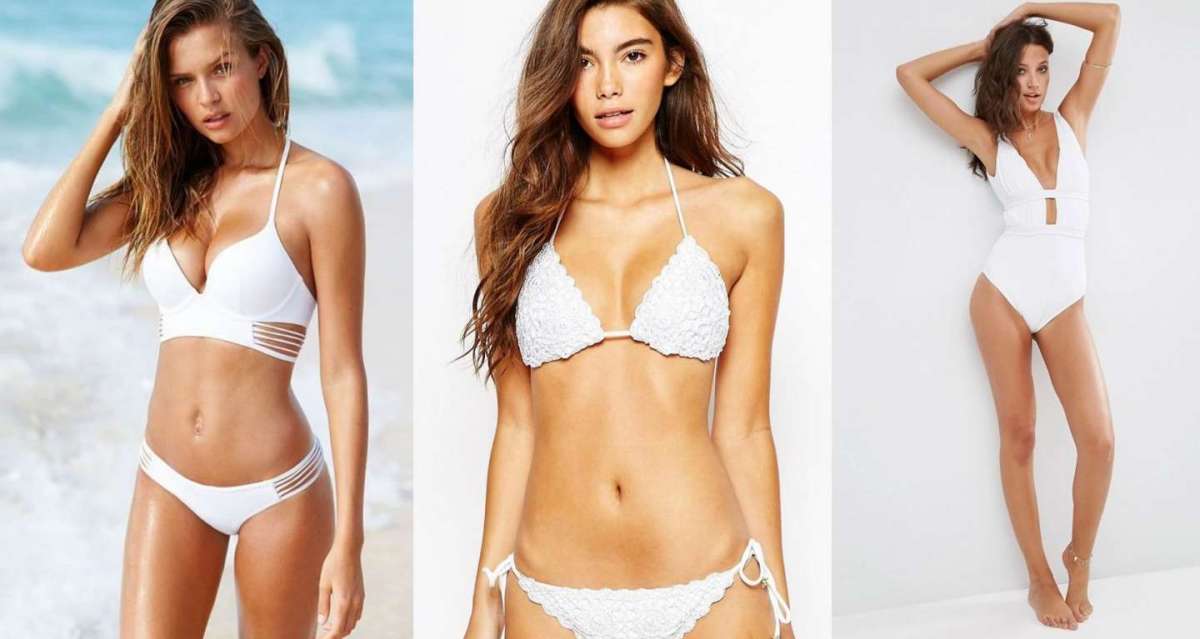 Costumi da bagno bianchi