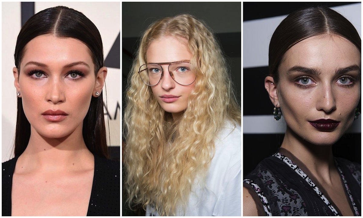 quale look per capelli con riga al centro inverno 2017 preferisci