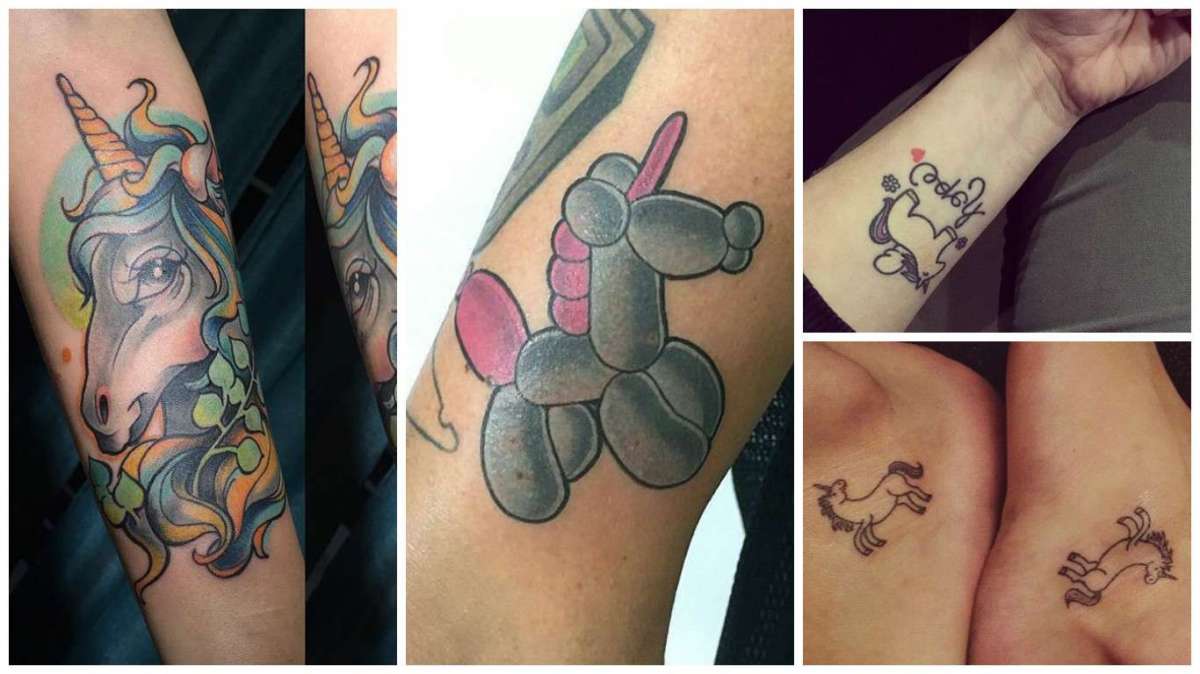 Unicorn tattoo