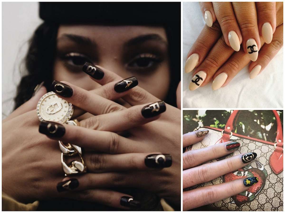 Le logo nails tornano di moda