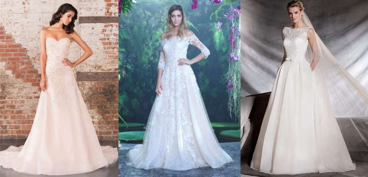 Abiti da sposa a trapezio