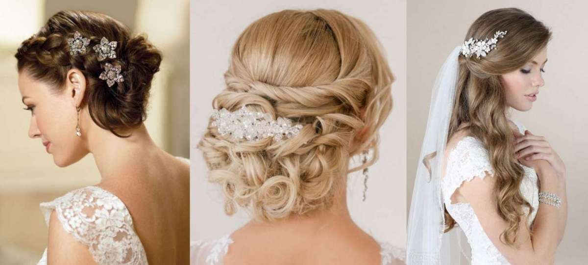 Acconciature Da Sposa Con Fermaglio Tra I Capelli Le Idee Piu Femminili Foto Pourfemme