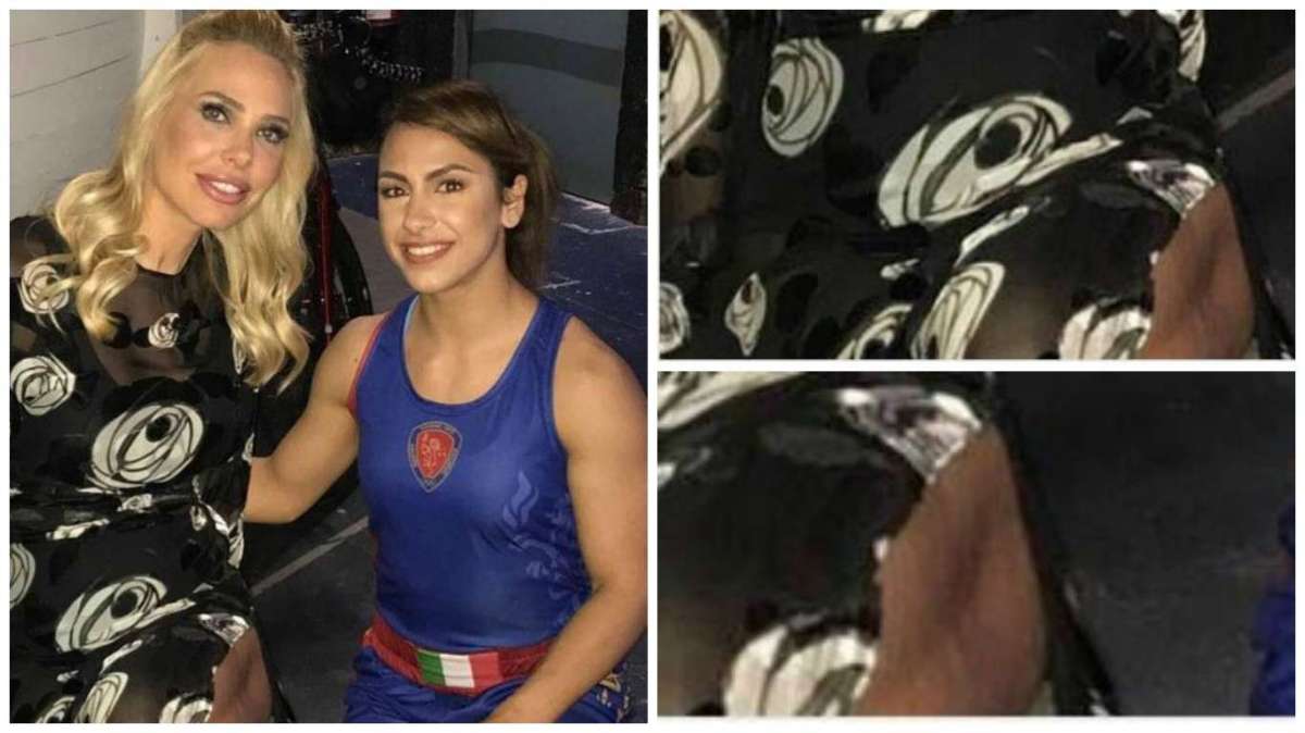Ilary Blasi e la buccia darancia
