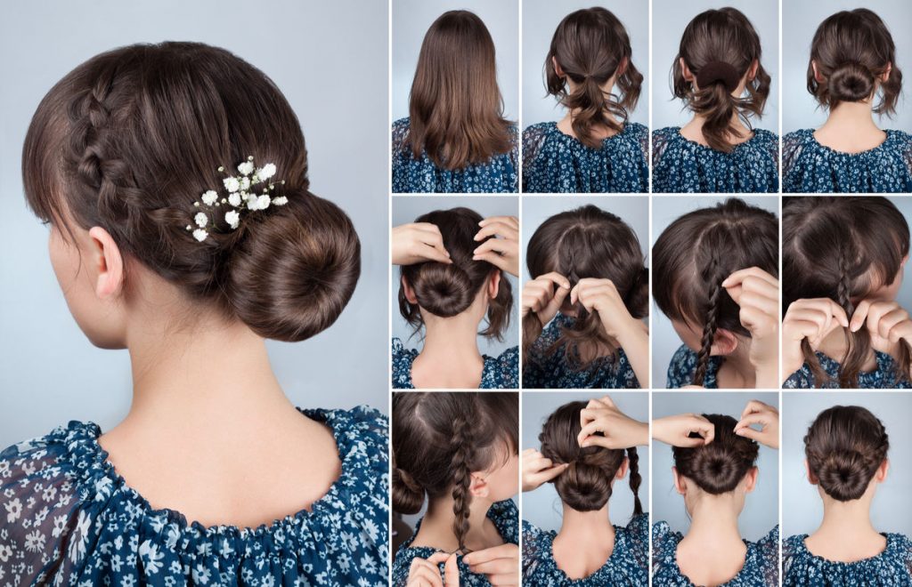 Tutorial chignon spettinato basso