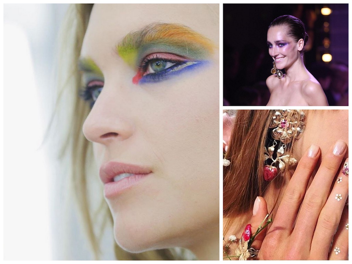 beauty look alta moda parigi luglio 2017