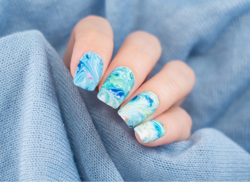 Smalto azzurro