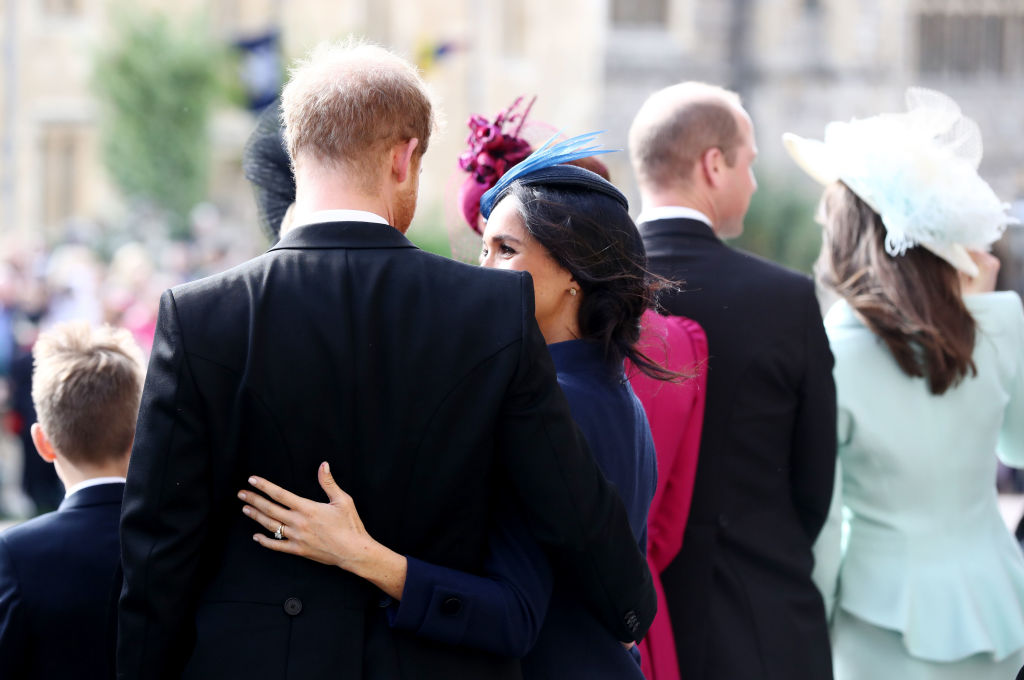 Meghan e Harry in uno sguardo d'intesa