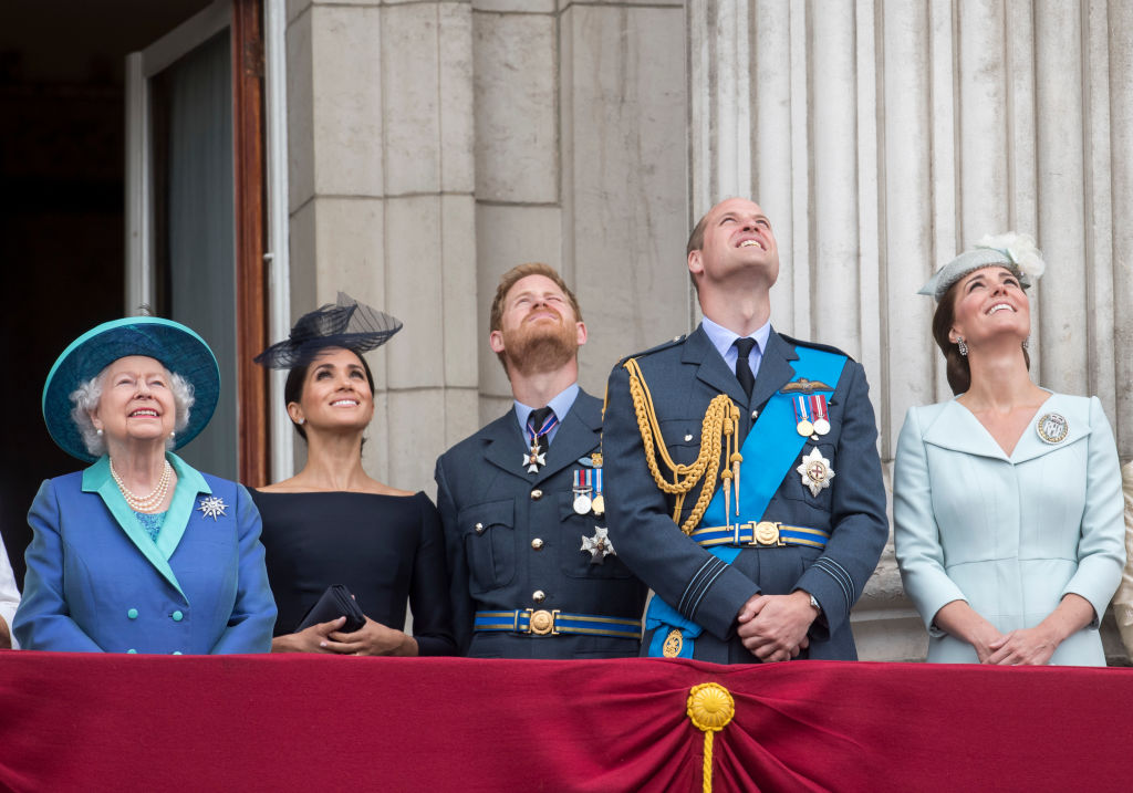 Harry e Meghan insieme alla famiglia reale
