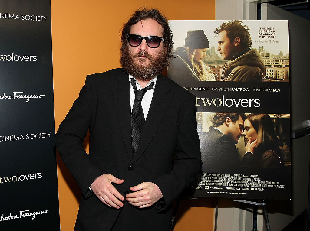 Joaquin Phoenix durante la presentazione del film Two Lovers, 2009