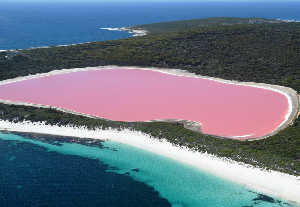 10 luoghi da visitare: Lake Hillier, Australia