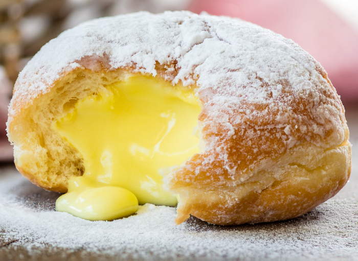 Krapfen fritti alla crema