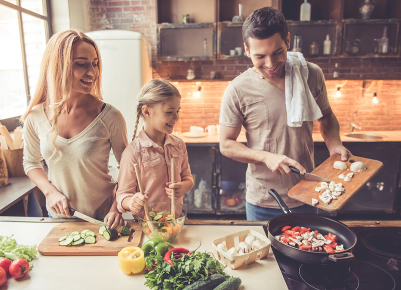 Cucinare in famiglia