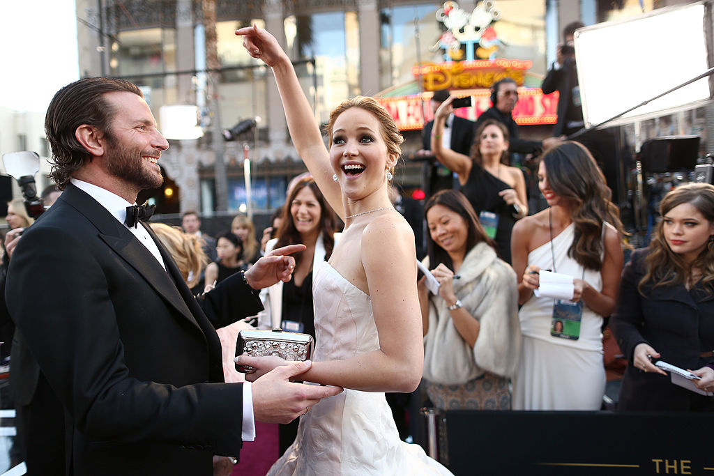 Red Carpet con Jennifer Lawrence in occasione degli Oscar