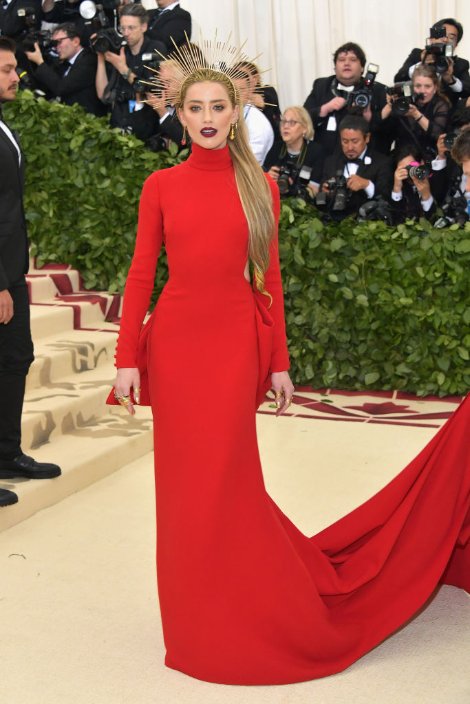 Amber Heard al Met Gala del 2018