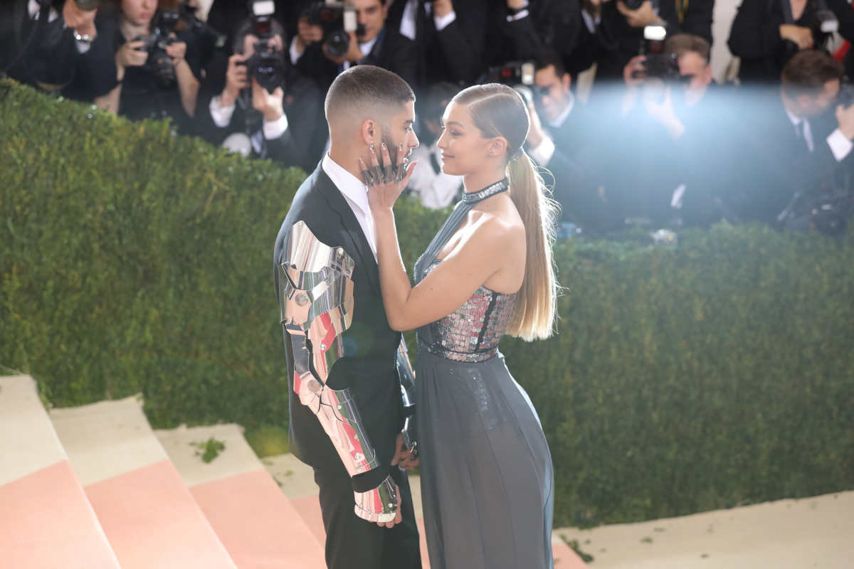 Gigi Hadid e Zayn Malik al Met Gala