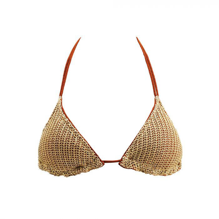 Bikini triangolo rafia