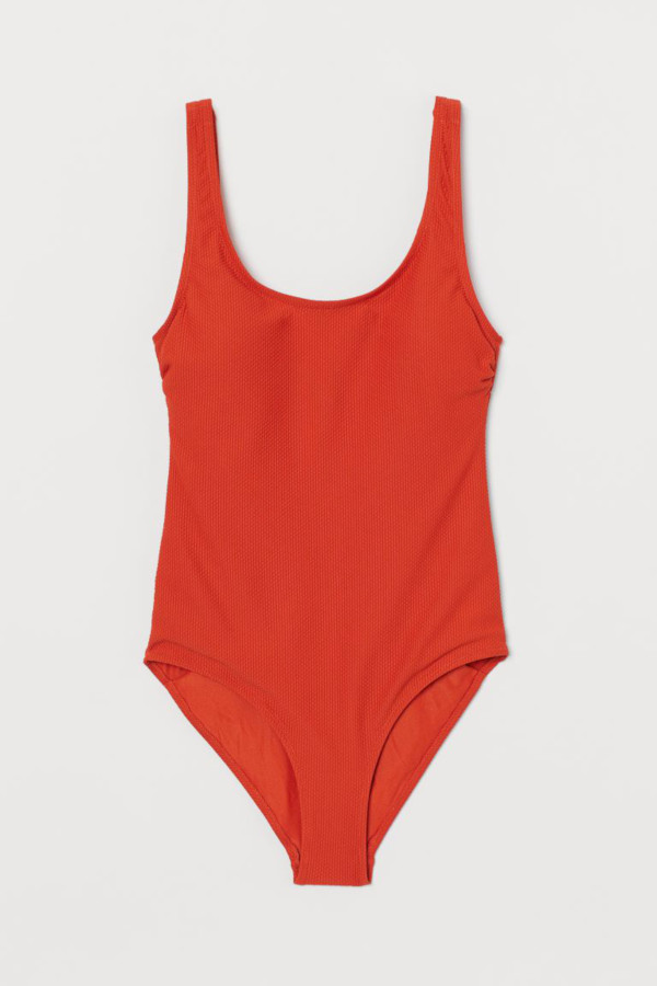 Costume intero aranciato